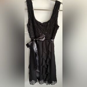 Elegant Black Sleeveless Dress